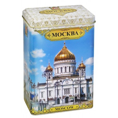 Чай чёрный - Москва, Храм Христа Спасителя, белая, 75 гр.