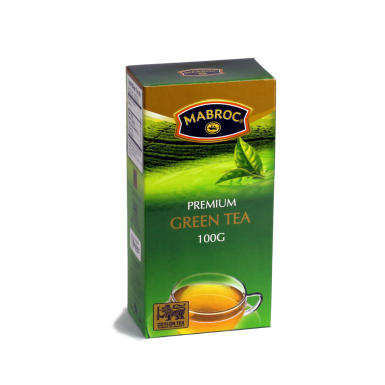 Чай зелёный ТМ 'Маброк' - Молодой Хайсон, картон, 100 гр.