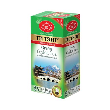 Чай зелёный 'Ти Тэнг'- Королевский, картон, 25 пак.