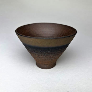 Чашка чайная (пиала) - Конус, винтажная керамика, 60 мл.