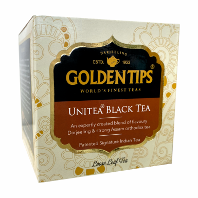 Чай чёрный ТМ 'Голден Типс' - Ассам и Дарджилинг (Унити), картон, 100 гр.