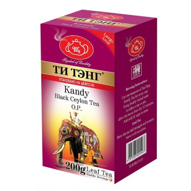 Чай чёрный 'Ти Тэнг' - Канди, O.P., картон, 200 г.