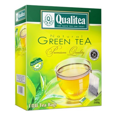 Чай 'Кволити' - Зеленый, 100 пак.