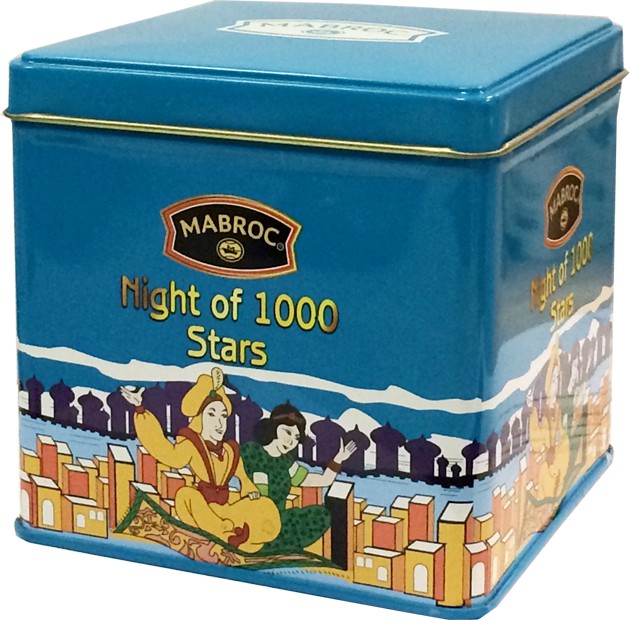 Чай "Маброк" Ночь 1000 звезд, жесть, подарочный, Шри-Ланка, 250 гр.