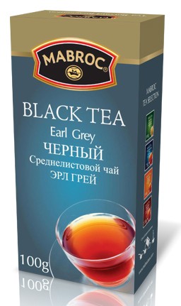 Чай "Маброк" Эрл Грей, листовой, 100 гр.