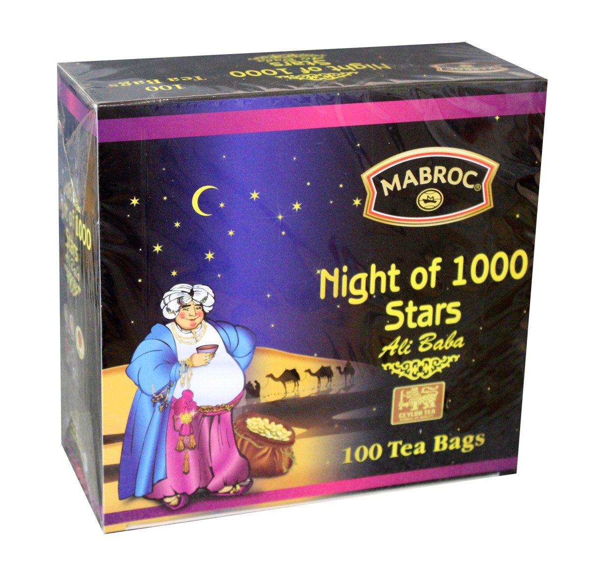 Чай "Маброк" Ночь 1000 звезд, 100 пак.