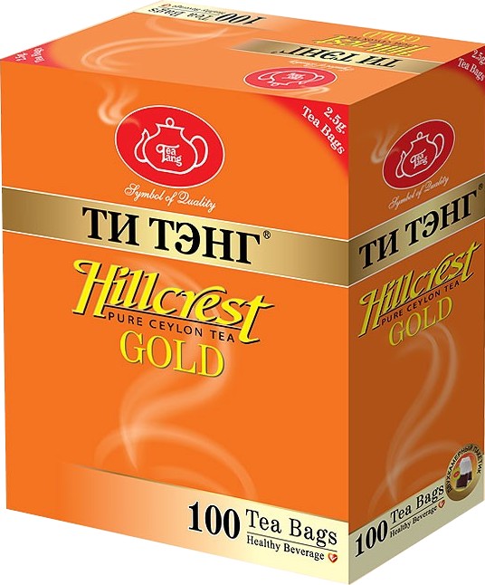 Чай "Ти Тэнг" черный Гребень Холма Hillcrest Gold 100 пак.
