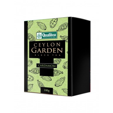 Чай "Кволити" Цейлонский сад. Черный чай с кардамоном, картон, Шри-Ланка, 80 гр.