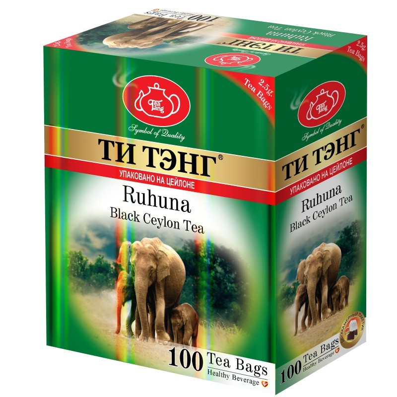 Чай черный "Ти Тэнг", Рухуна, 100 пак.