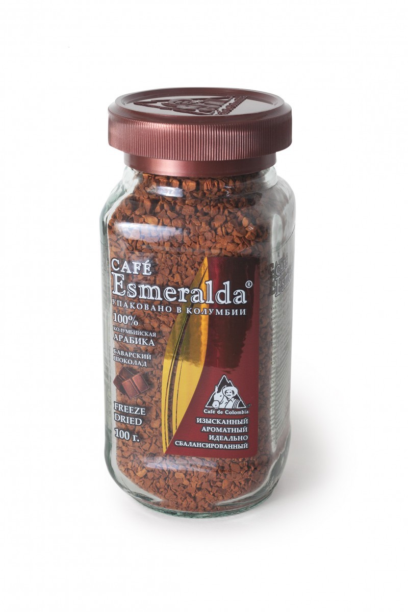 Кофе сублимированный "Cafe Esmeralda",  Баварский шоколад  100 г.