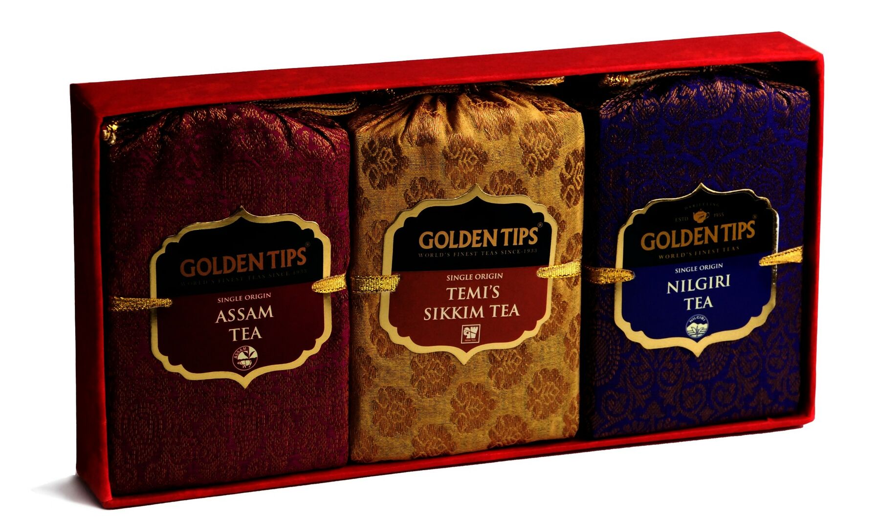 Чай "Голден Типс" Подарок Индии - 3 (Ассам, Сикким, Нилгири),  300 гр