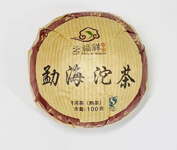 Чай Шу Пуэр "Земляное кольцо", то ча 100 грамм