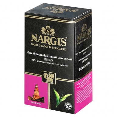 Чай Наргис Assam PEKOE листовой, Ассам, 100 г