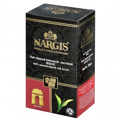 Чай чёрный ТМ 'Наргис' - Assam FBOP, листовой, Ассам, 100 г
