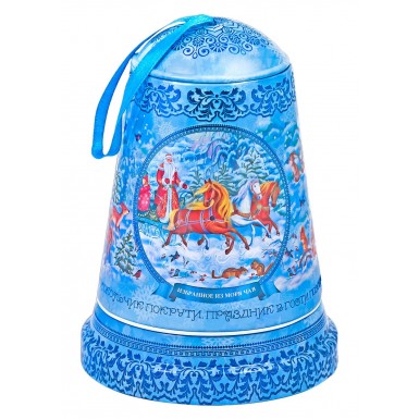 Чай ТМ 'ИМЧ' - Музыкальный колокольчик, Снежное царство (6705), голубой, жесть, Шри-Ланка, 50 гр.