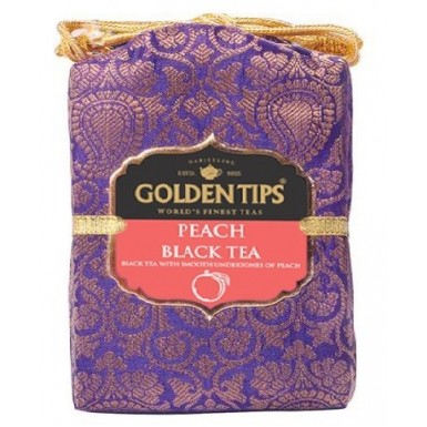 Чай чёрный ТМ 'Голден Типс' - Персик, х/м, 100 гр