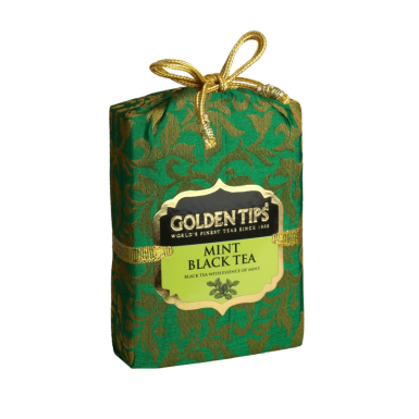 Чай индийский ТМ 'Голден Типс' - Черный с мятой, х/м, 100 гр.