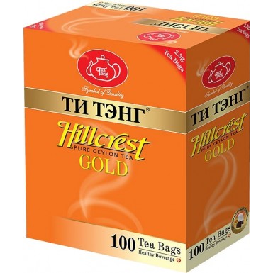 Чай 'Ти Тэнг' черный Гребень Холма Hillcrest Gold 100 пак.