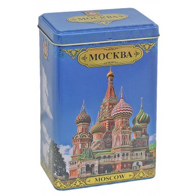 Чай чёрный, Москва, Собор Василия Блаженного, синяя (6628), 75 гр.