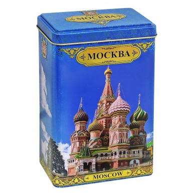 Чай чёрный, Москва, Собор Василия Блаженного, синяя (6628), 75 гр.