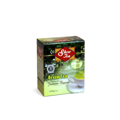 Чай зелёный ТМ 'Шери' - Жасмин, картон, 100 гр.