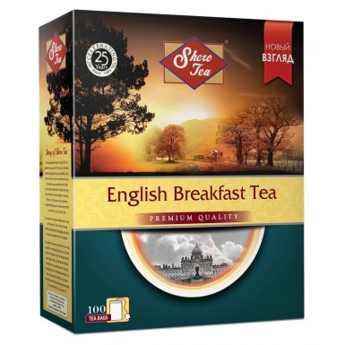 Чай 'Шери' Английский завтрак, 100 пак., разовый, 200 гр.