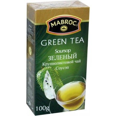 Чай зелёный ТМ 'Маброк' - Соусэп, картон, 100 гр.
