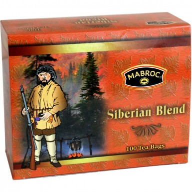 Чай чёрный ТМ 'Маброк ' - Сибирская смесь, 100 пак*2,5 гр.
