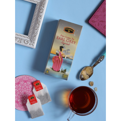 Чай чёрный пакетированный ТМ 'Маброк' - Эрл Грей особый, 25 пак., 50 гр., Шри-Ланка