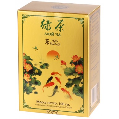 Чай зелёный ТМ 'Ча Бао' - Люй Ча, картон, Китай, 100 гр.