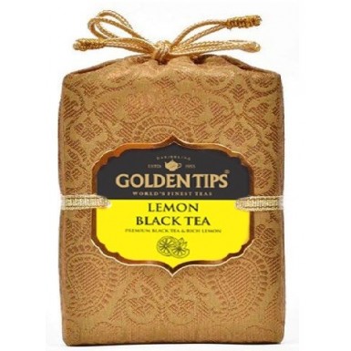 Чай чёрный ТМ 'Голден Типс' - Лимон, х/м, 100 гр.