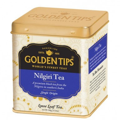 Чай чёрный ТМ 'Голден Типс' -  Нилгири, жесть, 100 гр.