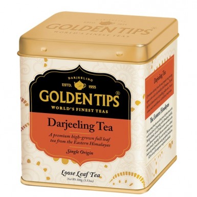 Чай чёрный ТМ 'Голден Типс' - Дарджилинг,  жесть,100 гр.