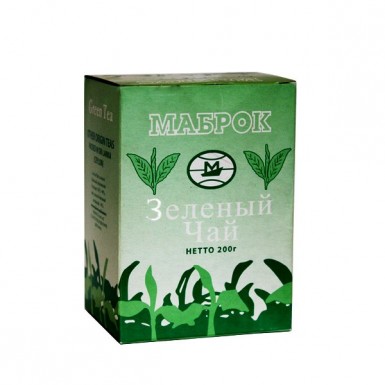 Чай ТМ 'Маброк' - Зелёный (018), картон, 200 гр.