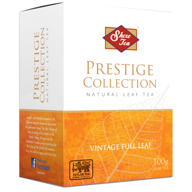 Чай чёрный цейлонский ТМ 'Шери' - OP1 (крупнолистовой), картон, 100 гр.