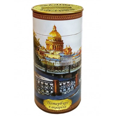Чай чёрный - Петербург в акварели, Исаакиевский собор, картон, 75 г.
