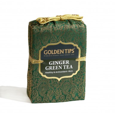 Чай зелёный - Имбирь, Голден Типс, мешочек, 100 гр