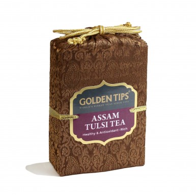 Чай чёрный ТМ 'Голден Типс' - Ассам с Тулси,100 гр.