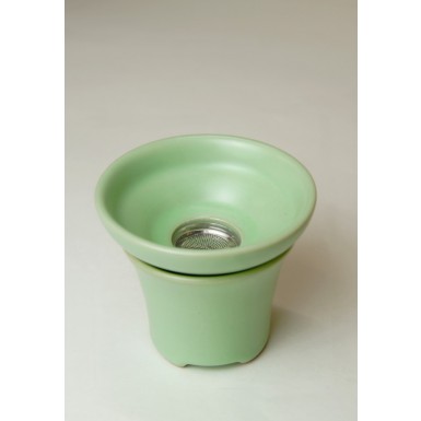 Сито светло-зеленое с подставкой, керамика, Жу Яо