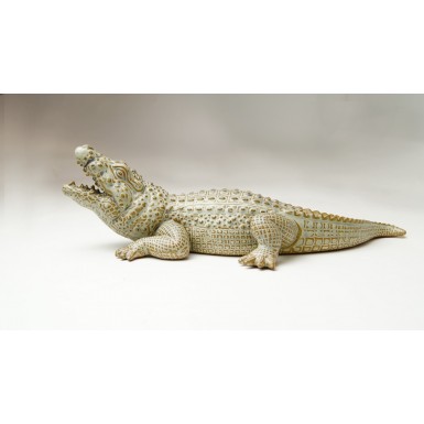 Чайная игрушка большая 'Крокодил', керамика