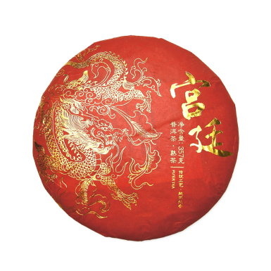 Чай Пуэр Шу - Дворец Дракона, блин, 357 гр., Китай