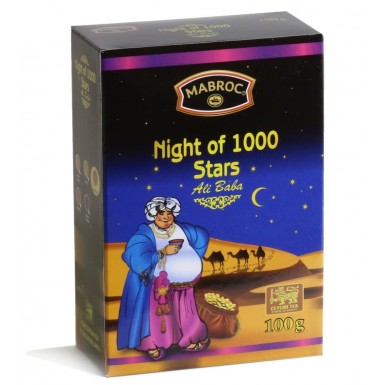 Чай ТМ 'Маброк' - Ночь 1000 звёзд, картон, 100 г.