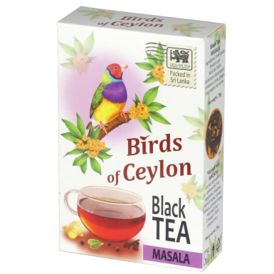 Чай 'Птицы Цейлона' - Масала, чёрный, 75 гр.