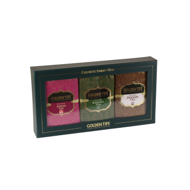 Чай чёрный ТМ 'Голден Типс' - Подарок Индии-2 (Ассам, Кангра, Дуарс), 300 гр.
