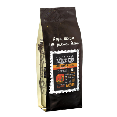 Кофе - Марагоджип Мексика, арабика, в зернах, 500 гр.
