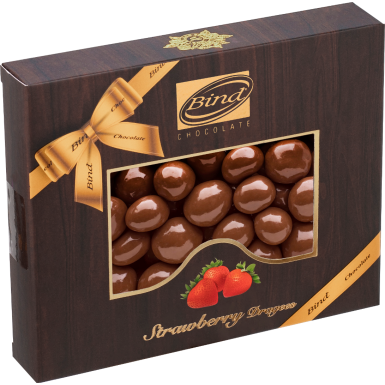Шоколадное драже - Клубника в шоколаде, Россия,100 гр.