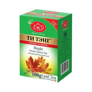 Чай зеленый 'Ти Тэнг', с кленовым сиропом, 100 гр.