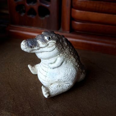 Фигурка - Крокодильчик, керамика, Китай