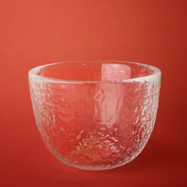 Чашка чайная (пиала) - Айсберг, ледяной узор, стекло, 50 мл.