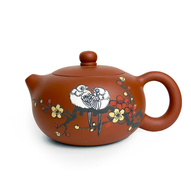 Чайник глина исин -  Красотка Си Ши с росписью, Китай, 300 мл.